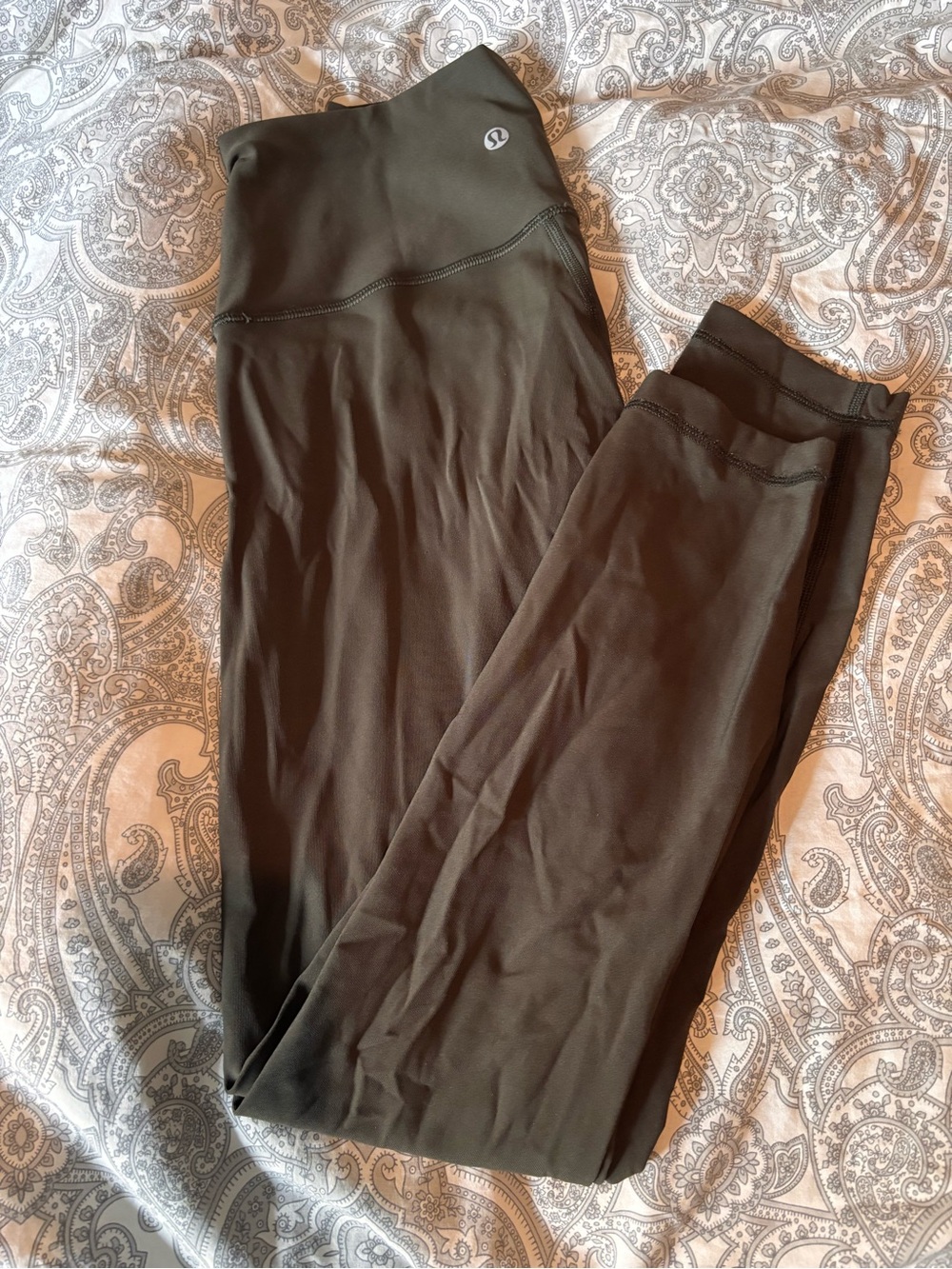 lululemon athletica Olive Green High-Rise Leggings